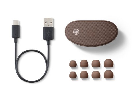Наушники TWS Yamaha TW-E5B Brown  Фото №3