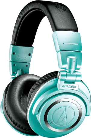 Навушники з мікрофоном Audio-Technica ATH-M50XBT2 Ice Blue  Фото №1