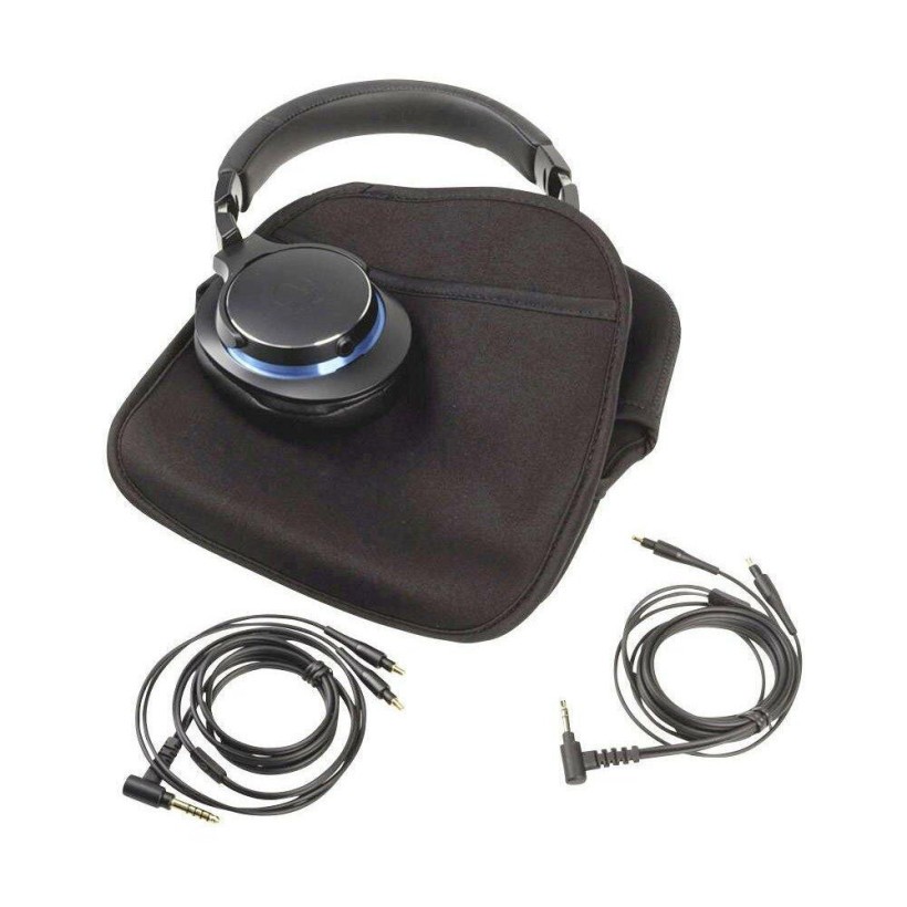 Наушники с микрофоном Audio-Technica ATH-MSR7BK Black  Фото №4