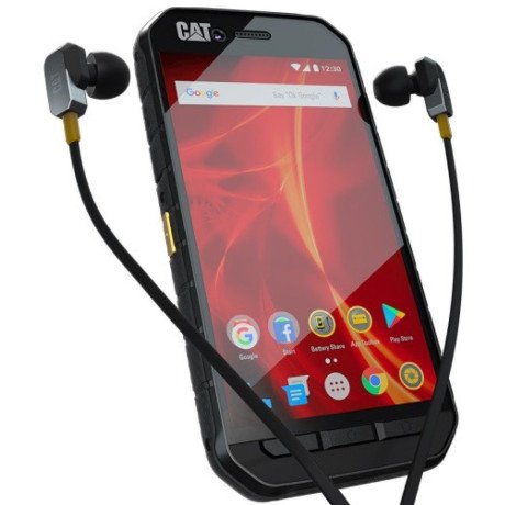 Навушники з мікрофоном CAT Active Urban Rugged Earphones (CUEPBLYE00G0B0)  Фото №1
