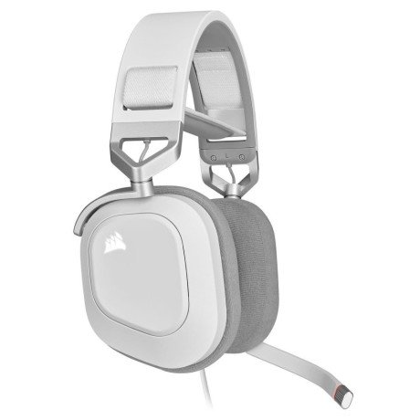 Наушники с микрофоном Corsair HS80 RGB USB White (CA-9011238)  Фото №1