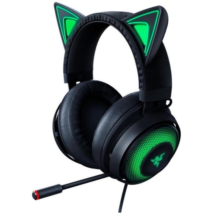 Наушники с микрофоном Razer Kraken Kitty Edition Black (RZ04-02980100-R3M1)  Фото №0