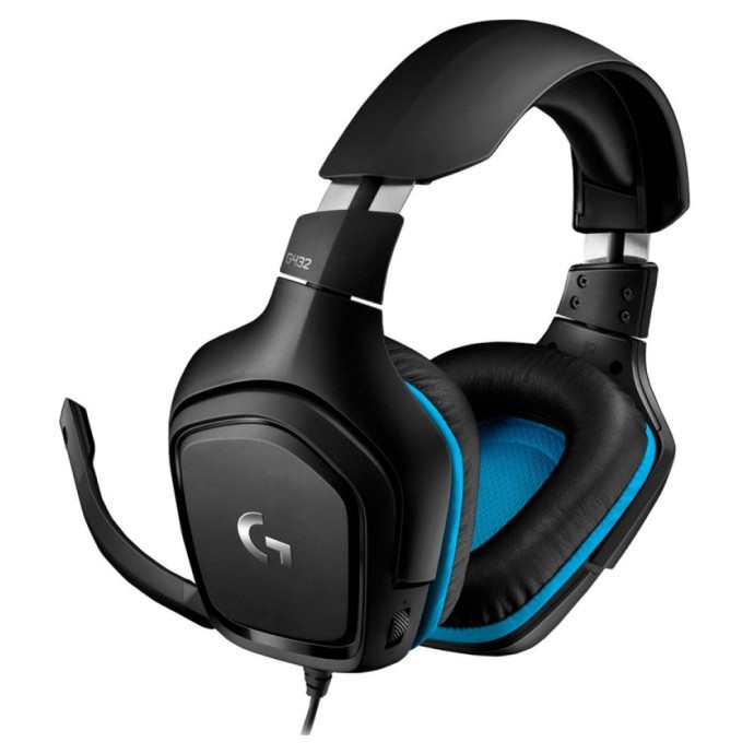 Наушники с микрофоном Logitech G432 (981-000770)  Фото №2