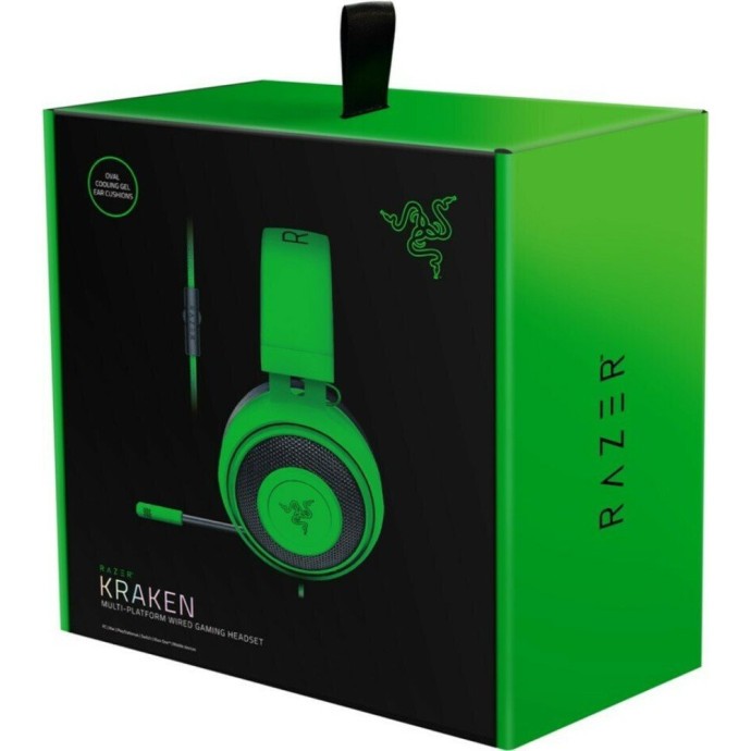 Наушники с микрофоном Razer Kraken Multi Platform Green (RZ04-02830200-R3M1)  Фото №2