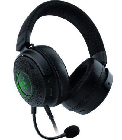 Наушники с микрофоном Razer Kraken V3 HyperSense Black (RZ04-03770100-R3M1)  Фото №2