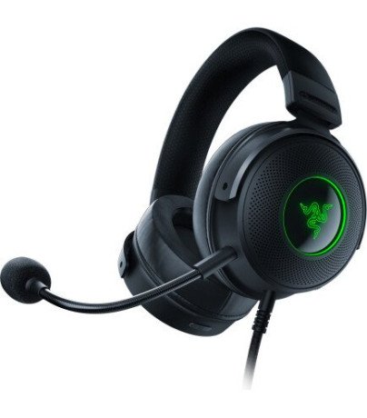 Наушники с микрофоном Razer Kraken V3 HyperSense Black (RZ04-03770100-R3M1)  Фото №3