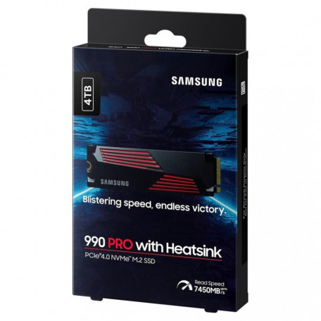 SSD накопитель Samsung 990 PRO with Heatsink 1TB (MZ-V9P1T0CW)  Фото №4