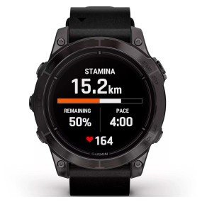 Смарт-часы Garmin Epix Pro Gen 2 Sapphire 47mm Carbon G. DLC Tit. with B. Leather Band (010-02803-30)