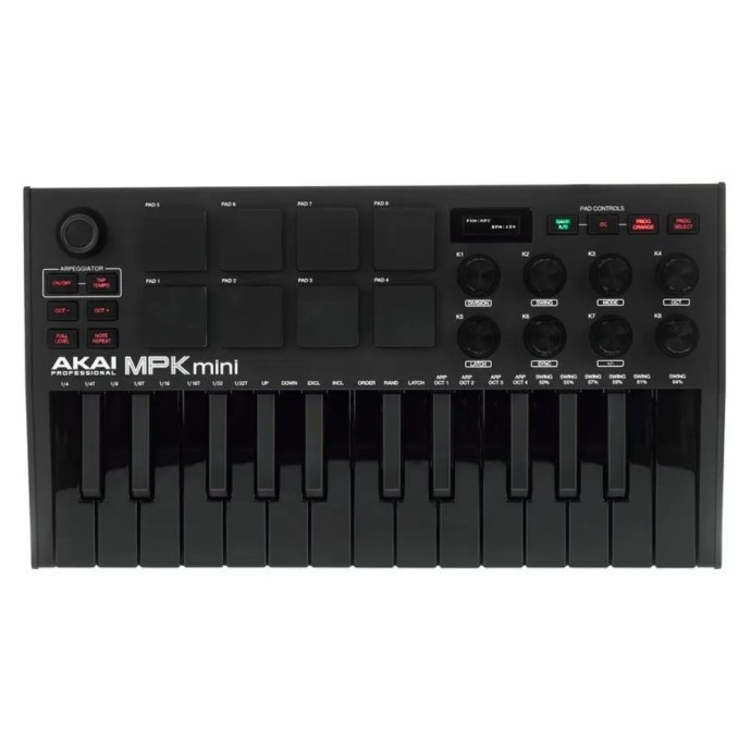 MIDI-клавіатура AKAI MPK Mini MK3 Black (SUP_MC2927)