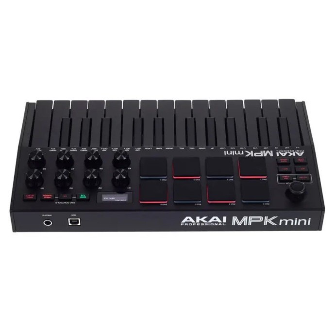 MIDI-клавіатура AKAI MPK Mini MK3 Black (SUP_MC2927)  Фото №0