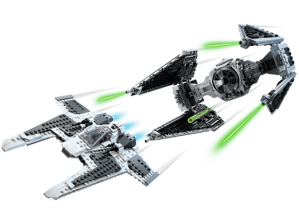 Блоковый конструктор LEGO Star Wars Мандалорский истребитель против перехватчика TIE (75348)  Фото №1