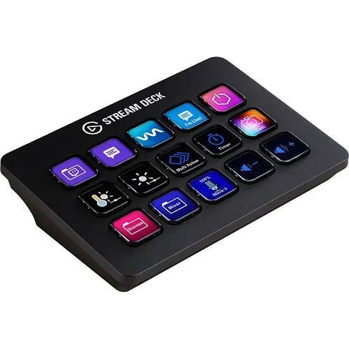 Контролер для стрімінга Elgato Stream Deck MK.2 Black (10GBA9901)  Фото №1
