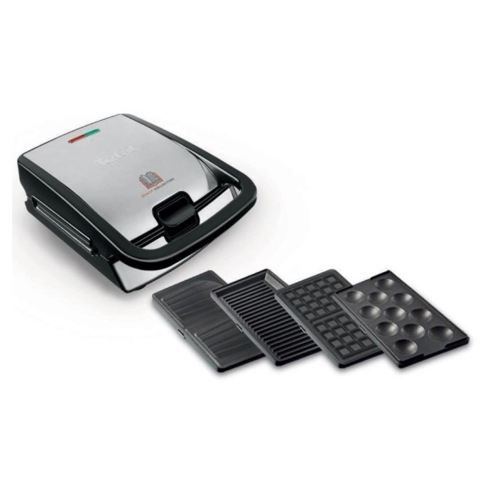 Мультимейкер (бутербродница-вафельница-гриль-кексница) Tefal SW854D  Фото №1