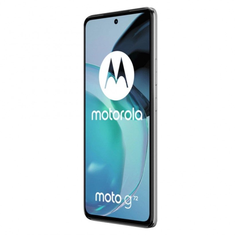 Смартфон Motorola G72 8/128GB Mineral White (PAVG0014)  Фото №1