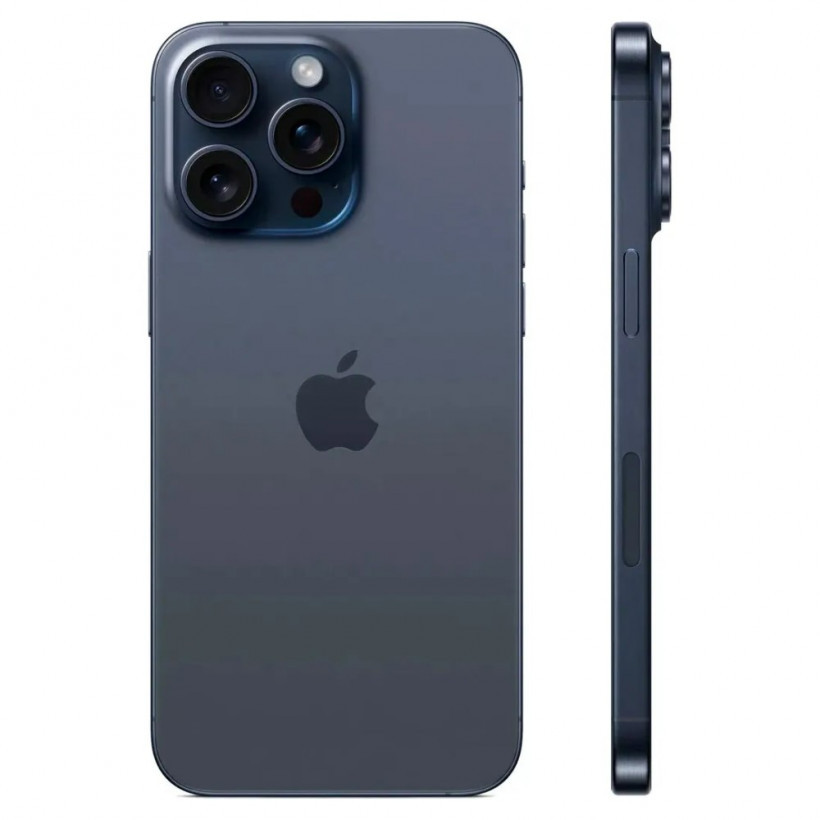 Смартфон Apple iPhone 15 Pro 128GB eSIM Blue Titanium (MTQQ3)  Фото №2