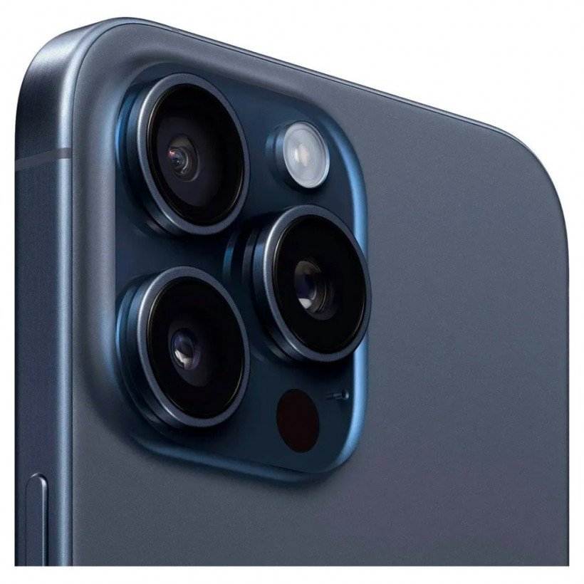 Смартфон Apple iPhone 15 Pro 512GB eSIM Blue Titanium (MTU03)  Фото №4