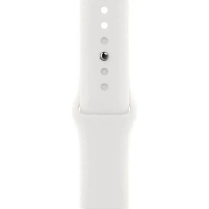 Смарт-годинник Apple Watch Series 8 GPS 41mm Silver Aluminum Case with White S. Band M/L (MP6M3)  Фото №1