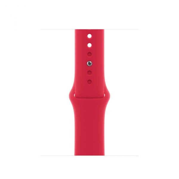 Смарт-часы Apple Watch Series 8 GPS 41mm Midnight Aluminum Case w. (PRODUCT)RED Sport Band S/M (MNPC3+MP703)  Фото №1