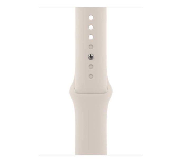 Смарт-часы Apple Watch Series 8 GPS 41mm Midnight Aluminum Case w. Starlight Sport Band M/L (MNPC3+MPLR3)  Фото №1