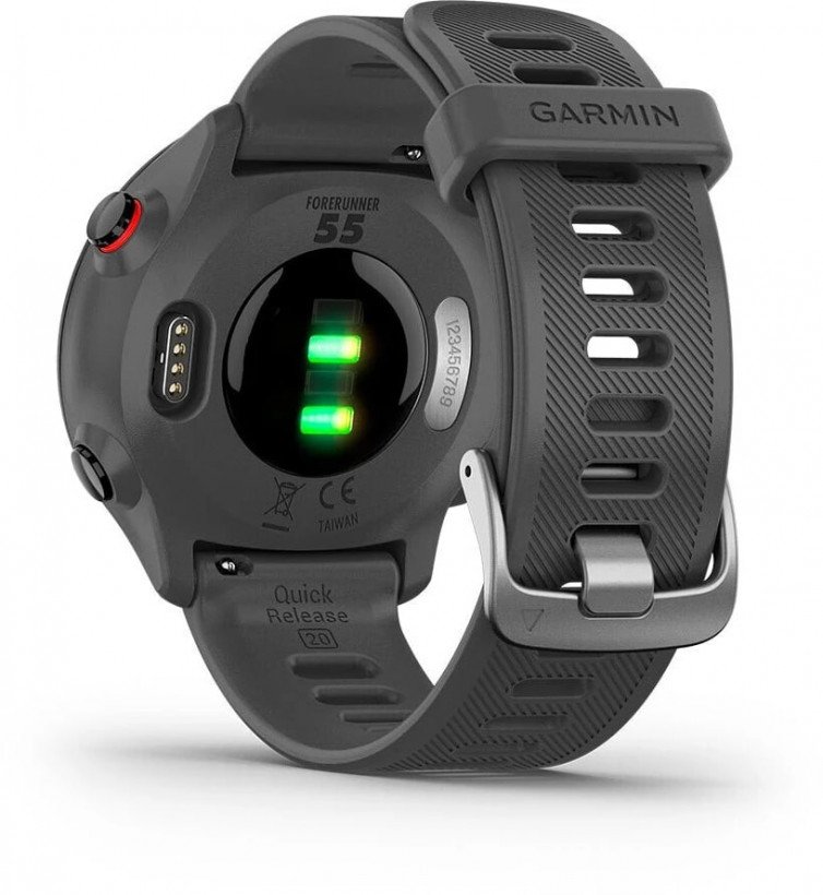 Спортивний годинник Garmin Forerunner 55 Monterra Grey (010-02562-13)  Фото №1