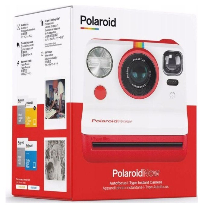 Фотокамера мгновенной печати Polaroid Now Red  Фото №4
