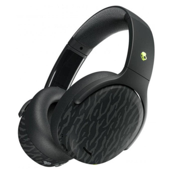 Наушники с микрофоном SkullCandy BT Crusher ANC 2 True Black (S6CAW-R740)  Фото №1