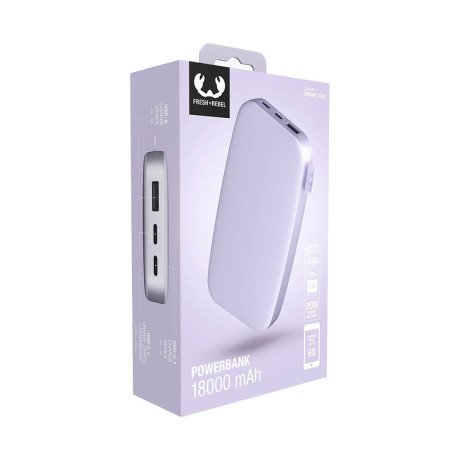 Внешний аккумулятор (павербанк) Fresh&#039;n Rebel Powerbank 18000mAh Dreamy Lilac  Фото №3