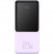 Зовнішній акумулятор (павербанк) Baseus Elf Digital Display Fast Charge Power Bank 10000mAh 22.5W Purple (PPJL010005)