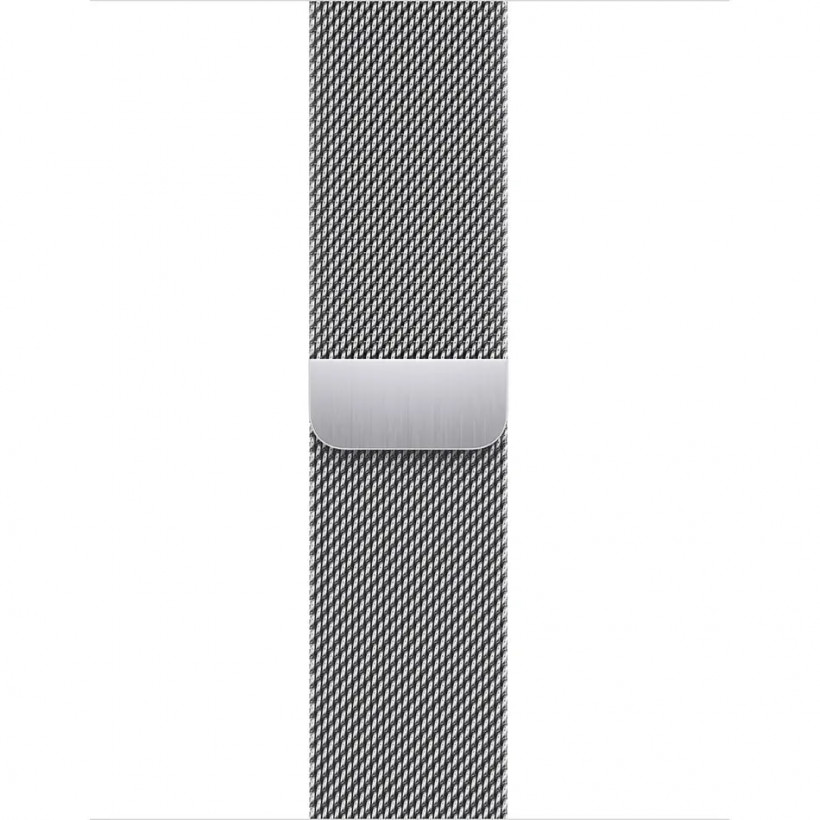 Смарт-часы Apple Watch Series 9 GPS + Cellular 41mm Silver S. Steel Case w. Silver Milanese Loop (MRJ43)  Фото №1