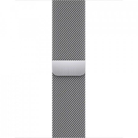 Смарт-часы Apple Watch Series 9 GPS + Cellular 41mm Silver S. Steel Case w. Silver Milanese Loop (MRJ43)  Фото №1