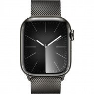 Смарт-годинник Apple Watch Series 9 GPS + Cellular 41mm Graphite S. Steel Case w. Graphite Milanese Loop (MRJA3)