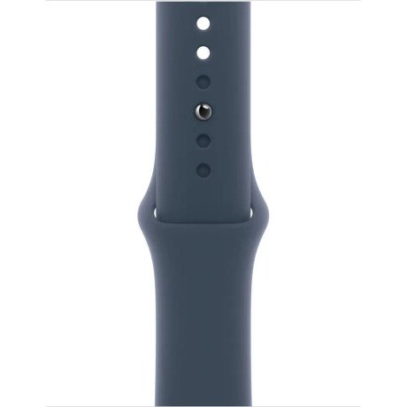 Смарт-годинник Apple Watch Series 9 GPS + Cellular 41mm Silver Alu. Case w. Storm Blue S.Band - S/M (MRHV3)  Фото №1