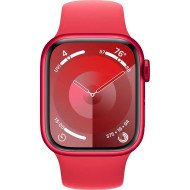 Смарт-годинник Apple Watch Series 9 GPS + Cellular 41mm PRODUCT RED Alu. Case w. PRODUCT RED Sport Band - M/L (MRY83)