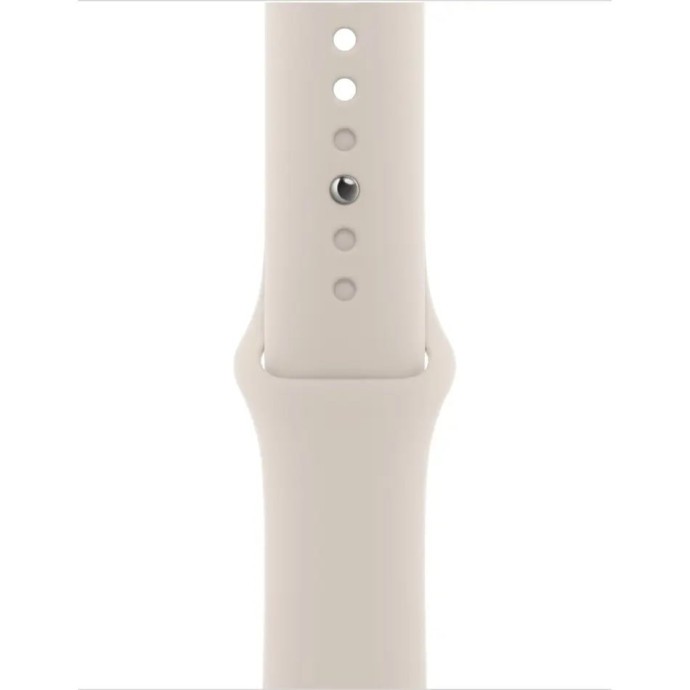 Смарт-часы Apple Watch Series 9 GPS + Cellular 41mm Starlight Alu. Case w. Starlight Sport Band - M/L (MRHP3)  Фото №1