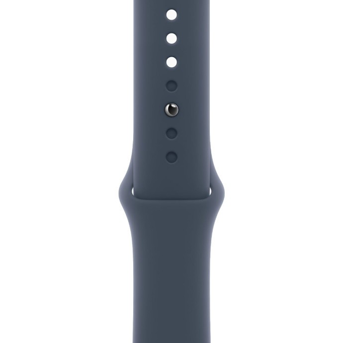 Смарт-годинник Apple Watch SE 2 GPS 40mm Silver Aluminium Case with Storm Blue Sport Band M/L (MRE23)  Фото №1