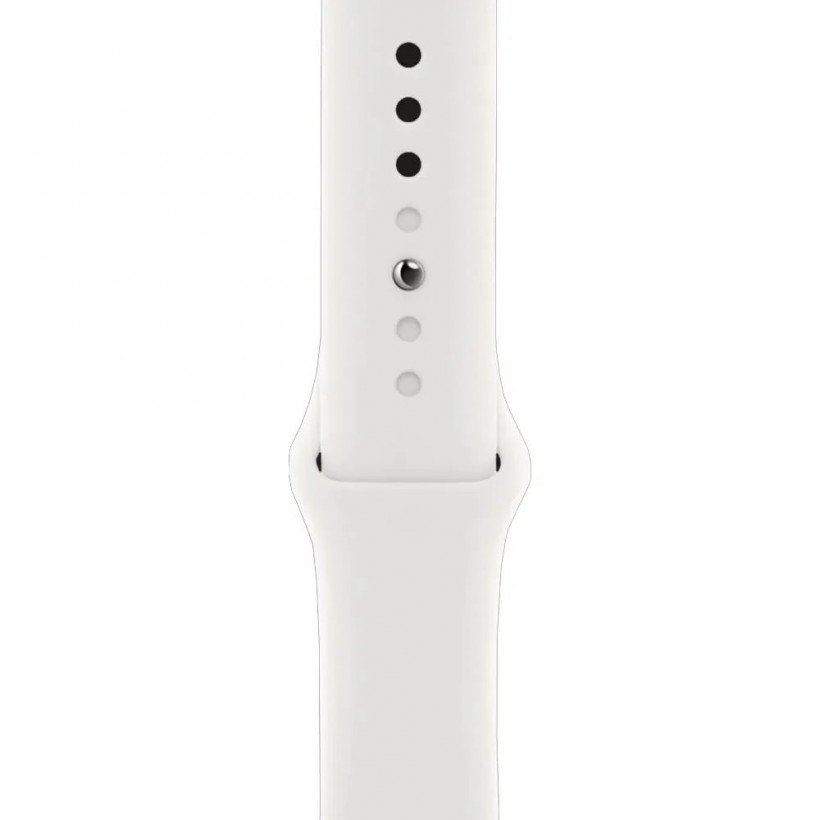 Смарт-часы Apple Watch SE 2 GPS 40mm Silver Aluminum Case with White Sport Band - S/M (MNT93)  Фото №1