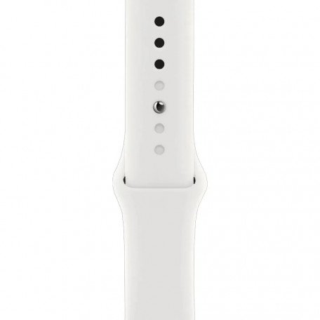 Смарт-часы Apple Watch SE 2 GPS 40mm Silver Aluminum Case with White Sport Band - S/M (MNT93)  Фото №1