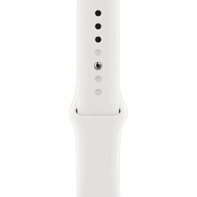 Смарт-часы Apple Watch SE 2 GPS 40mm Silver Aluminum Case with White Sport Band - S/M (MNT93)  Фото №1