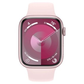 Смарт-часы Apple Watch Series 9 GPS 45mm Pink Aluminum Case w. Light Pink Sport Band - M/L (MR9H3)