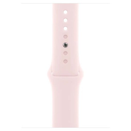 Смарт-часы Apple Watch Series 9 GPS 45mm Pink Aluminum Case w. Light Pink Sport Band - M/L (MR9H3)  Фото №1