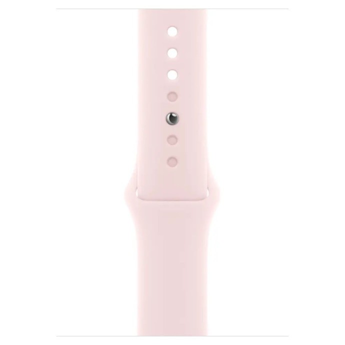 Смарт-часы Apple Watch Series 9 GPS 45mm Pink Aluminum Case w. Light Pink Sport Band - M/L (MR9H3)  Фото №1