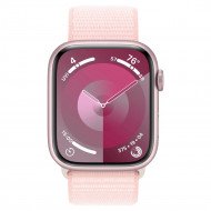 Смарт-годинник Apple Watch Series 9 GPS 45mm Pink Aluminum Case w. Light Pink S. Loop (MR9J3)