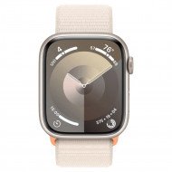 Смарт-годинник Apple Watch Series 9 GPS 45mm Starlight Aluminum Case w. Starlight Sport Loop (MR983) 