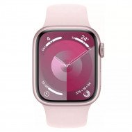 Смарт-часы Apple Watch Series 9 GPS 45mm Pink Aluminum Case w. Light Pink S. Band - S/M (MR9G3)