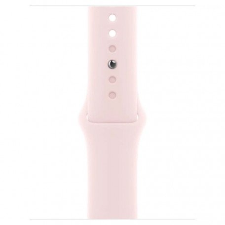 Смарт-часы Apple Watch Series 9 GPS 45mm Pink Aluminum Case w. Light Pink S. Band - S/M (MR9G3)  Фото №1