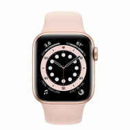 Смарт-часы Apple Watch Series 6 GPS 40mm Gold Aluminum Case w. Pink Sand Sport B. (MG123)