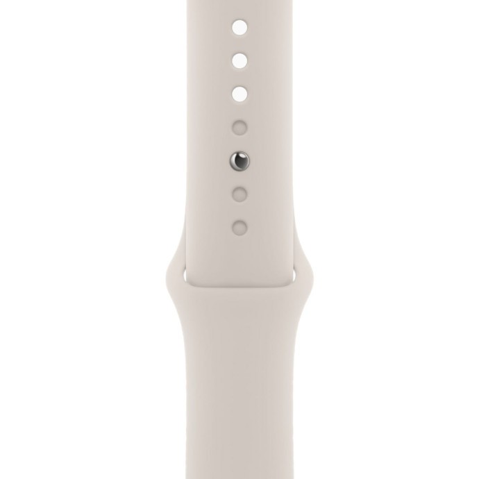 Смарт-годинник Apple Watch SE 2 GPS 44mm Starlight Aluminum Case w. Starlight Sport Band - S/M (MNTD3)  Фото №1