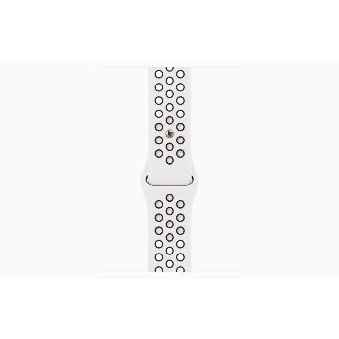 Смарт-годинник Apple Watch SE 2 GPS 44mm Starlight Aluminum Case with Summit White/Black Nike Sport Band S/M (MNLA3)  Фото №1