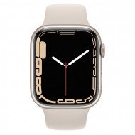 Смарт-годинник Apple Watch Series 7 GPS + Cellular 45mm S. Aluminum Case w. Starlight S. Band (MKJ83)