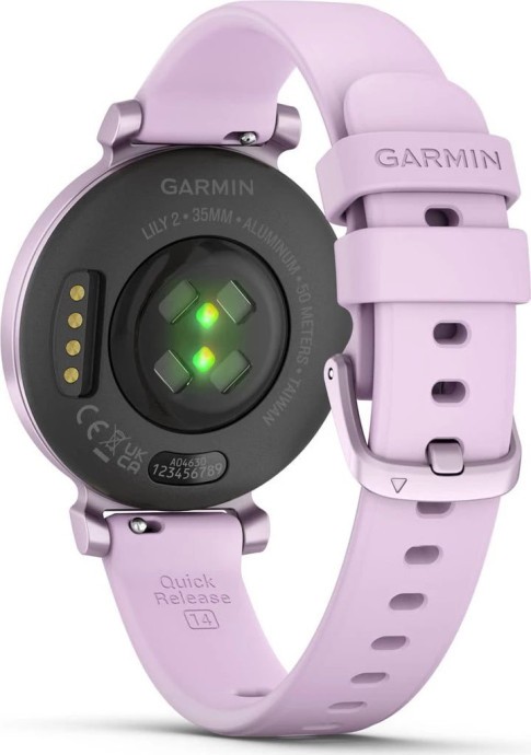 Смарт-годинник Garmin Lily 2 Metallic Lilac with Lilac Silicone Band (010-02839-01)  Фото №3